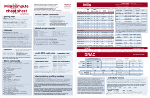 Mila compute cheat sheet preview